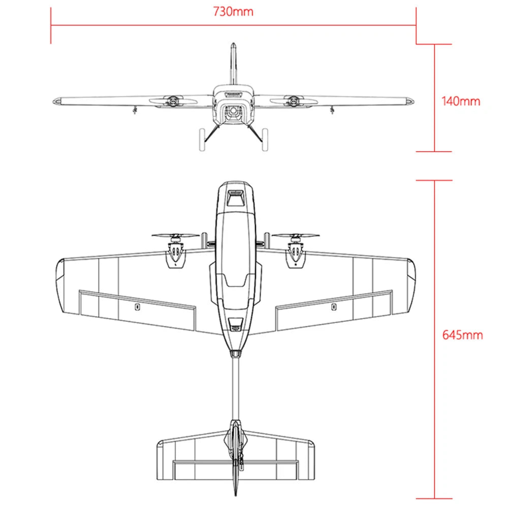 HEE WING T-1 Ranger 730mm Wingspan Dual Motor EPP FPV Racer RC Airplane Fixed Wing KIT