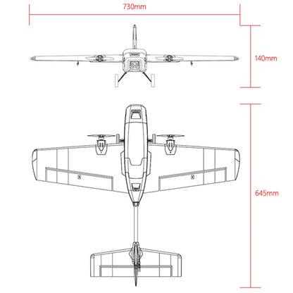 HEE WING T-1 Ranger 730mm Wingspan Dual Motor EPP FPV Racer RC Airplane Fixed Wing KIT