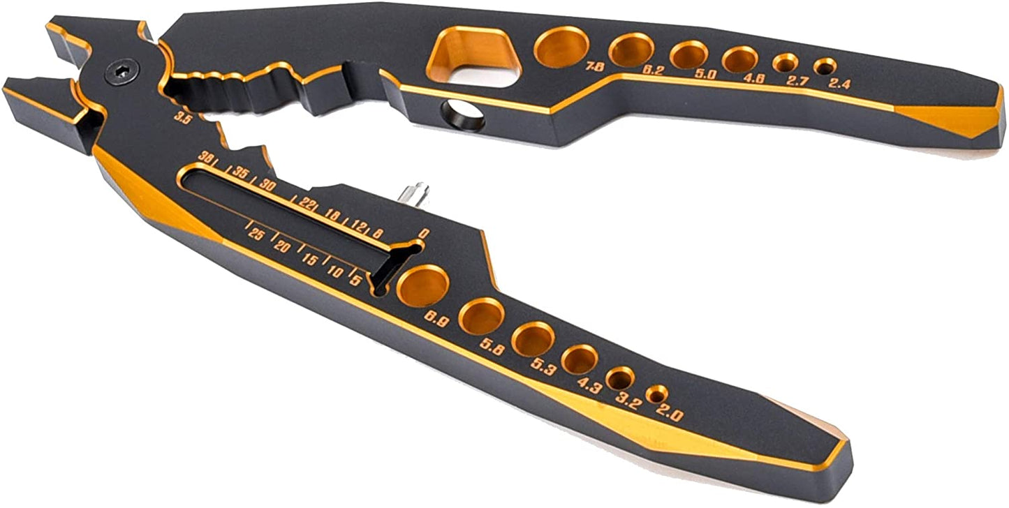 Multifunctional Pliers Shock Absorber For 1/10 1/8 RC Car in Golden