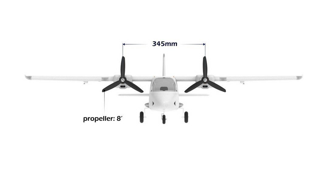 Sonic Modell Binary Twin FPV Airplane KIT