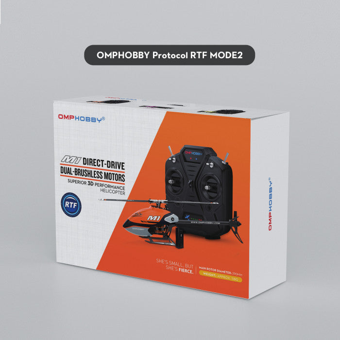 OMPHobby M1 Dual Brushless Direct-Drive Motor Helicopter RTF Combo