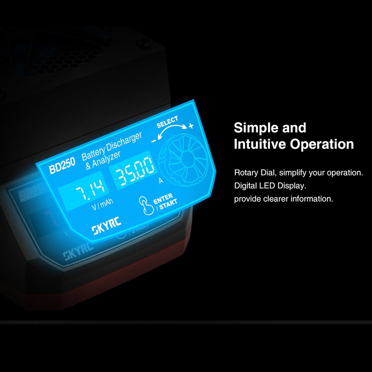 SKYRC BD250 250W 35A LiPo LiHV NiMH Battery Discharger & Analyzer