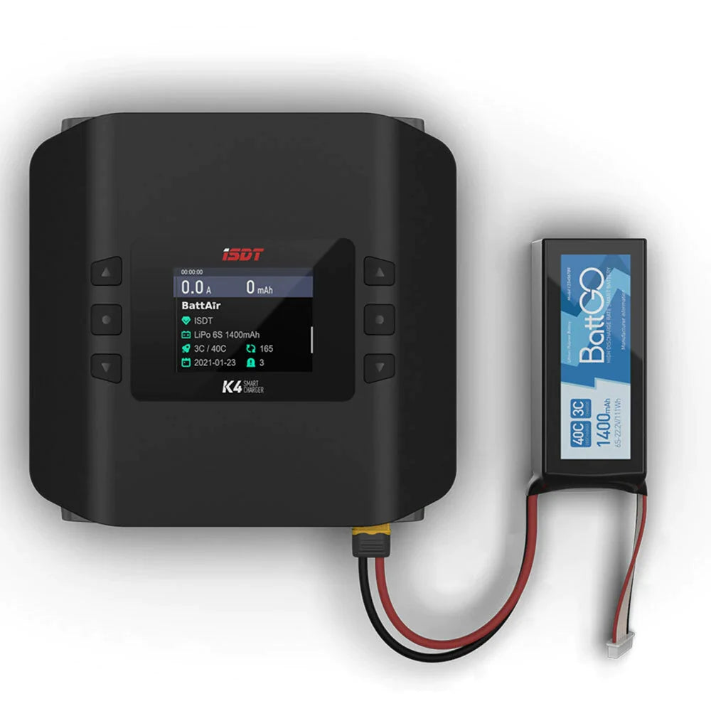 ISDT K4 AC 400W DC 600W Dual Mode Smart Balance Charger