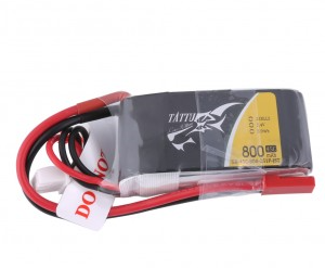 Tattu 800mAh 7.4V 45C 2S1P Lipo Battery Pack with JST-SYP plug