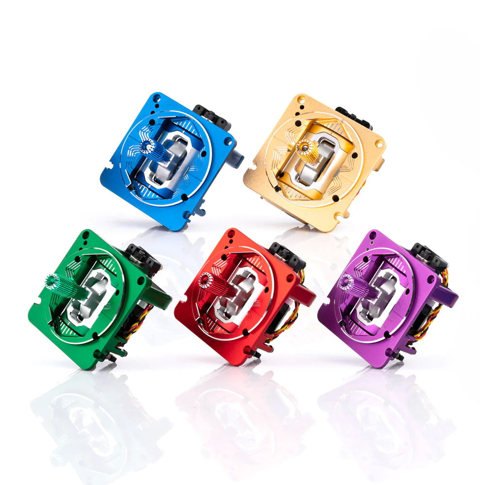 RadioMaster AG01 Full CNC Metal Hall Sensor Gimbal Quad Ball Bearings Travel Adjustment for TX16S Radio Transmitter Set