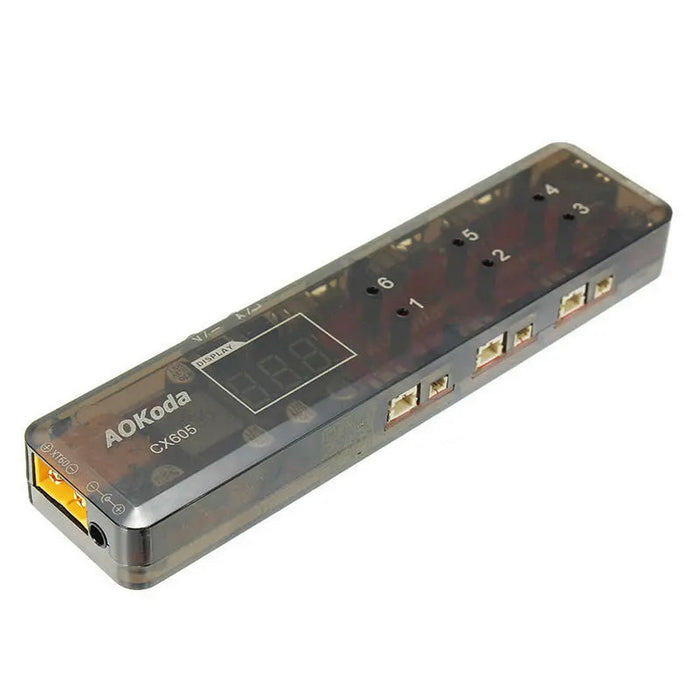 AOKoda CX605 CX610 6CH DC/XT60/USB Battery Charger for 3.7V 1S Lipo Battery - CX610 HV 4.35V