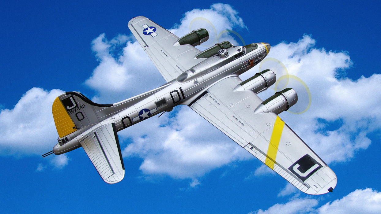 TopRC B17 Flying Fortress 72'' 1875mm Brushless Warbird with Worm Drive Retract System Receiver Ready