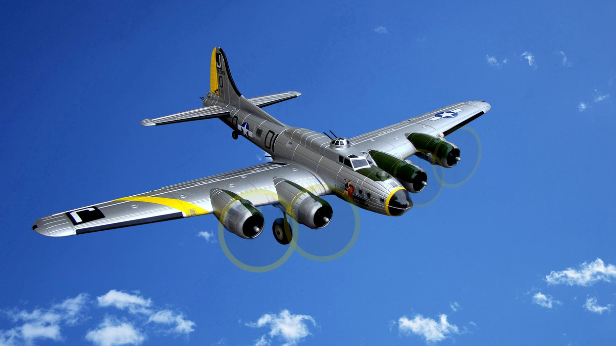 TopRC B17 Flying Fortress 72'' 1875mm Brushless Warbird with Worm Drive Retract System Receiver Ready