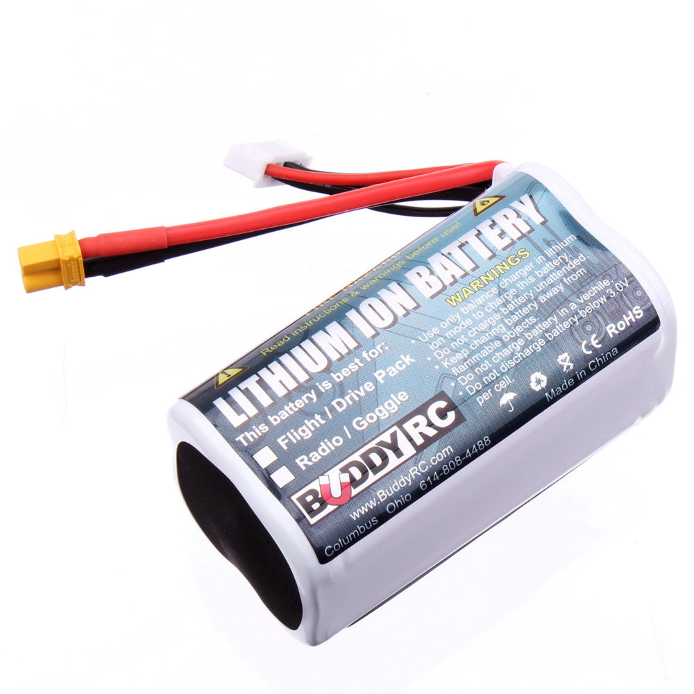 Buddy RC 4S1P 14.4V 2500mAh 10C 25A  Lithium Ion Li-ion Battery Pack  with XT30 Connector
