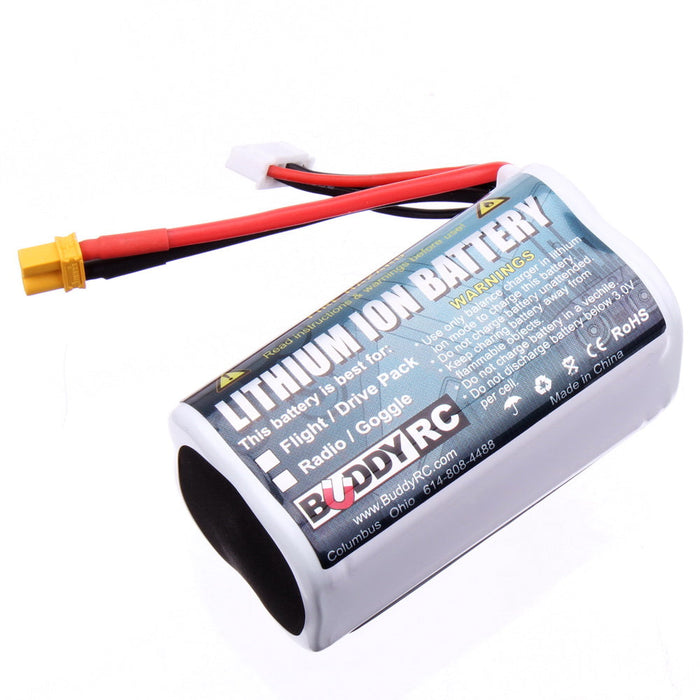Buddy RC 4S1P 14.4V 2500mAh 10C 25A  Lithium Ion Li-ion Battery Pack  with XT30 Connector