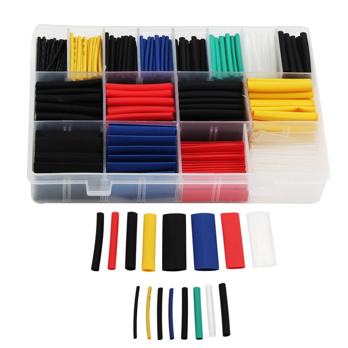 680 Pieces Heat Shrink Tubing Set