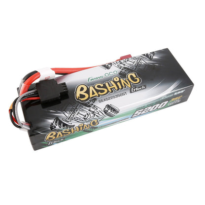 Gens Ace G-Tech Bashing Series 5200mAh 7.4V 2S1P 35C Car Lipo Battery Pack Hardcase 24# With Deans Plug