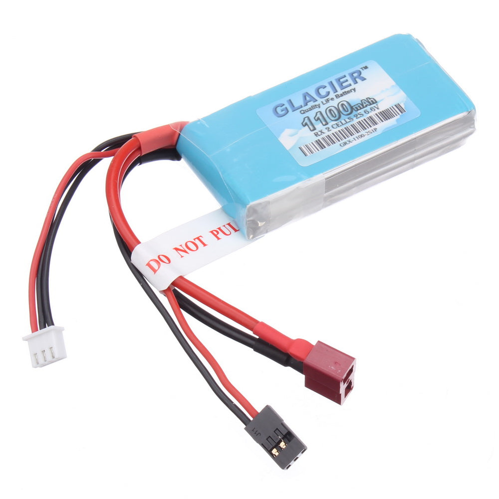 Glacier 1100mAh 2S 6.6V LiFe Receiver Battery