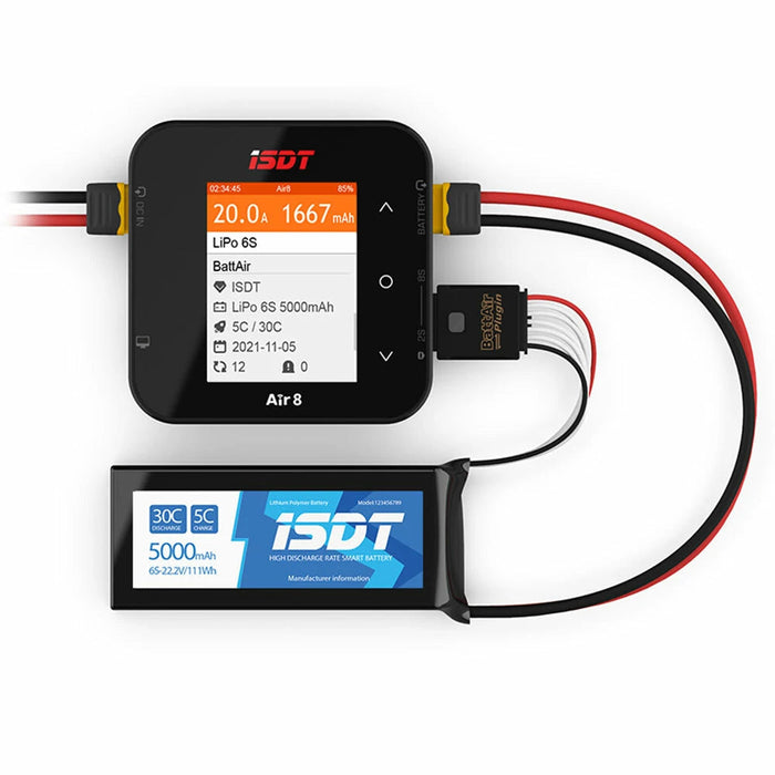 ISDT Air8 BattAir 500W 20A High Power Battery Balance Charger Discharger