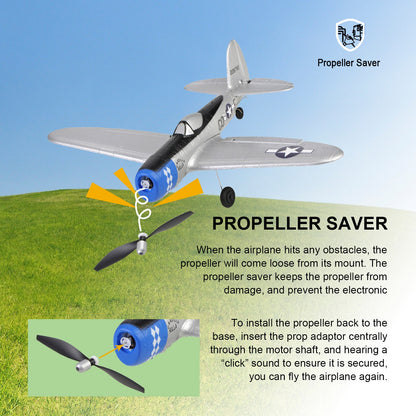 Top RC Mini RC Model Plane P47 Ready to Fly Mode 2