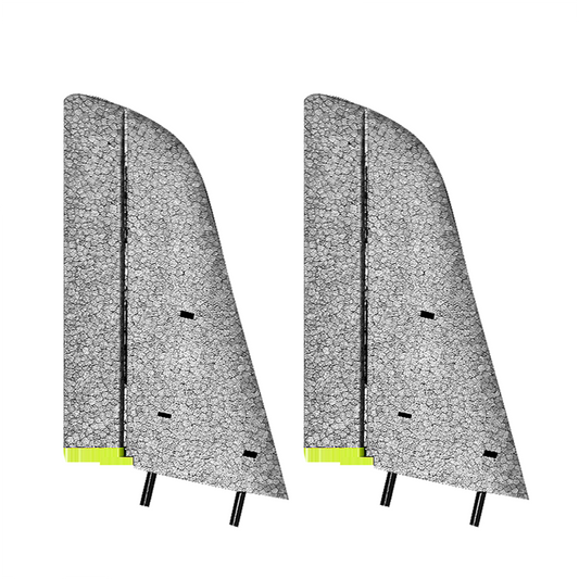 OMPHOBBY ZMO VTOL Airplane Parts V-tail set