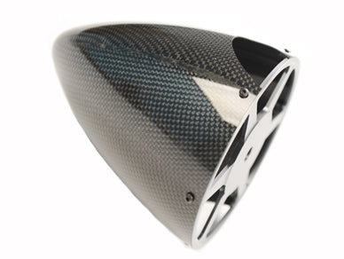 Falcon 6" 3 Blade Round Tip Carbon Fiber Spinners for Gas 6"