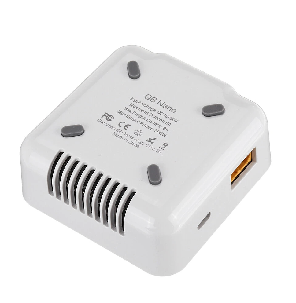 ISDT Q6 Nano BattGo 200W 8A Pocket Battery Balance Charger for 1-6S LiPo Battery