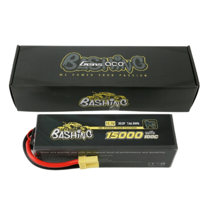 Gens Ace Bashing Pro 11.1V 100C 3S2P 15000mah Lipo Battery Pack With EC5 Plug For Arrma