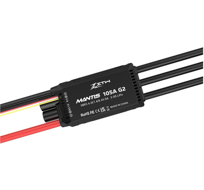 ZTW Mantis G2 Series 105A ESC 8A SBEC For RC Airplane