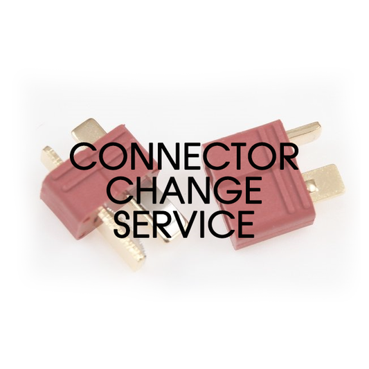 Change Battery Connector to Deans Connector Per Battery Pack