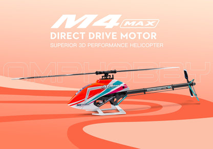 OMPHobby M4 Max RC Helicopter Frame and Motor Kit