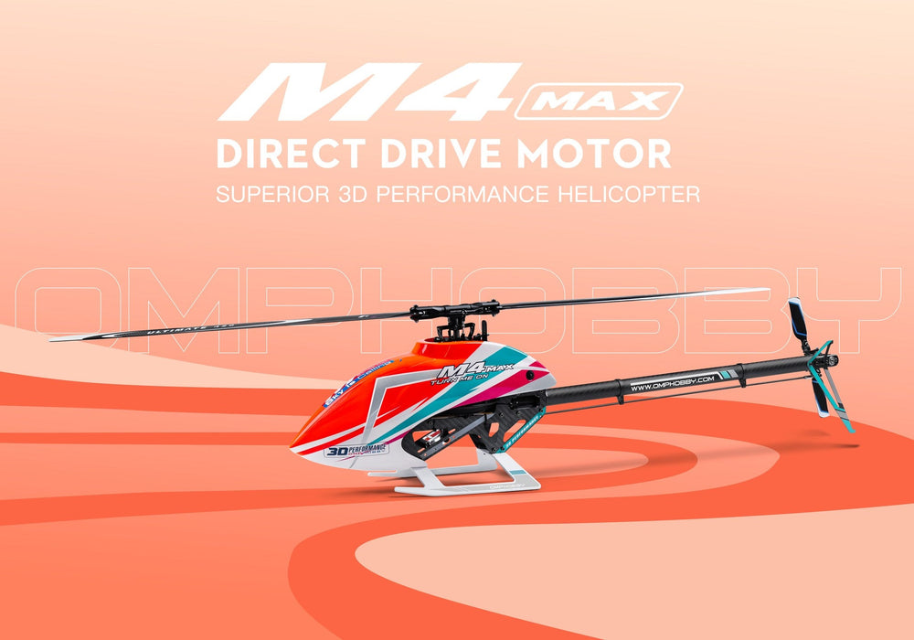 OMPHobby M4 Max RC Helicopter Frame and Motor Kit