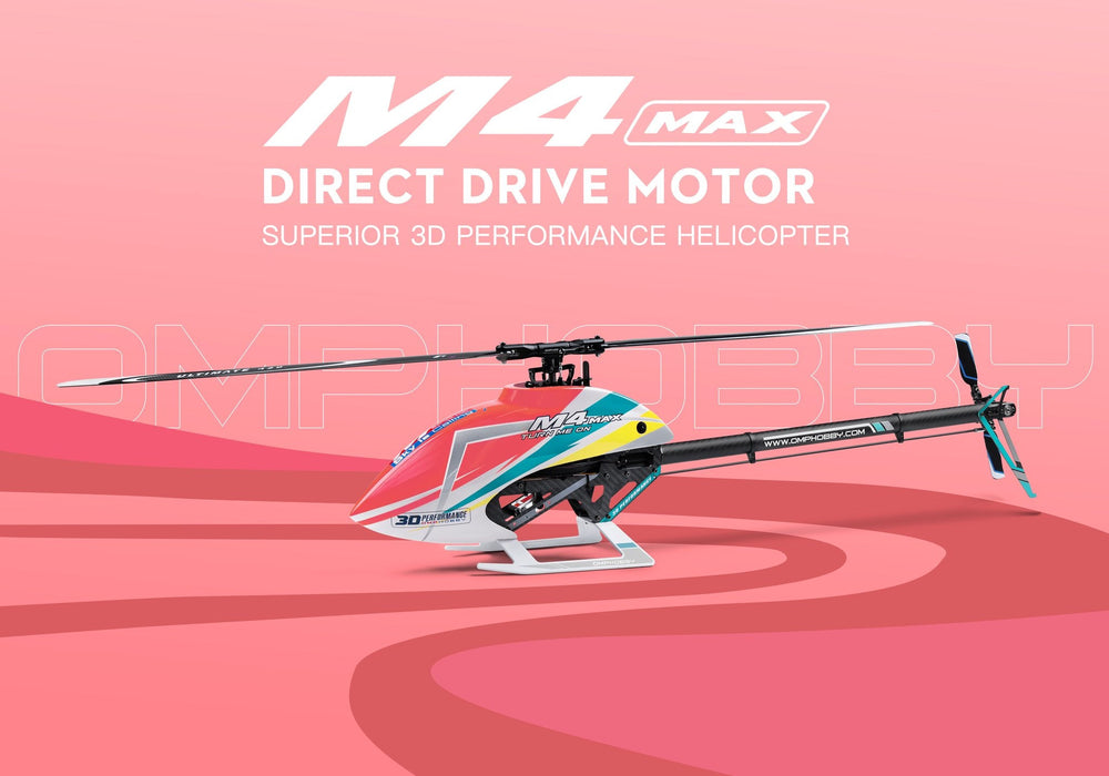 OMPHobby M4 Max RC Helicopter Frame Motor ESC Servo Combo Kit