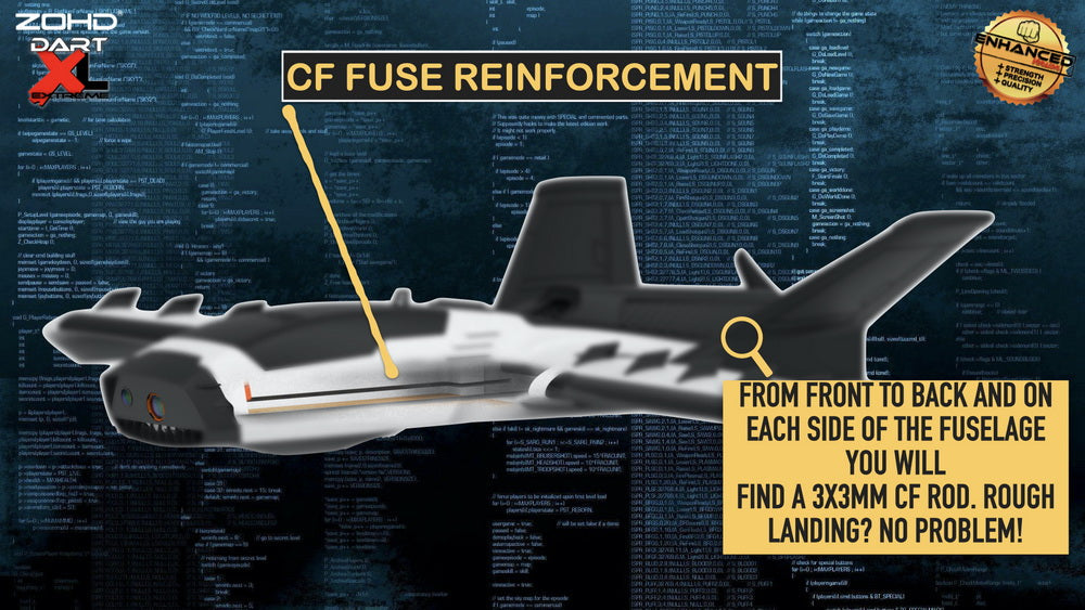 ZOHD Dart XL Extreme Enhanced FPV Wing PNP
