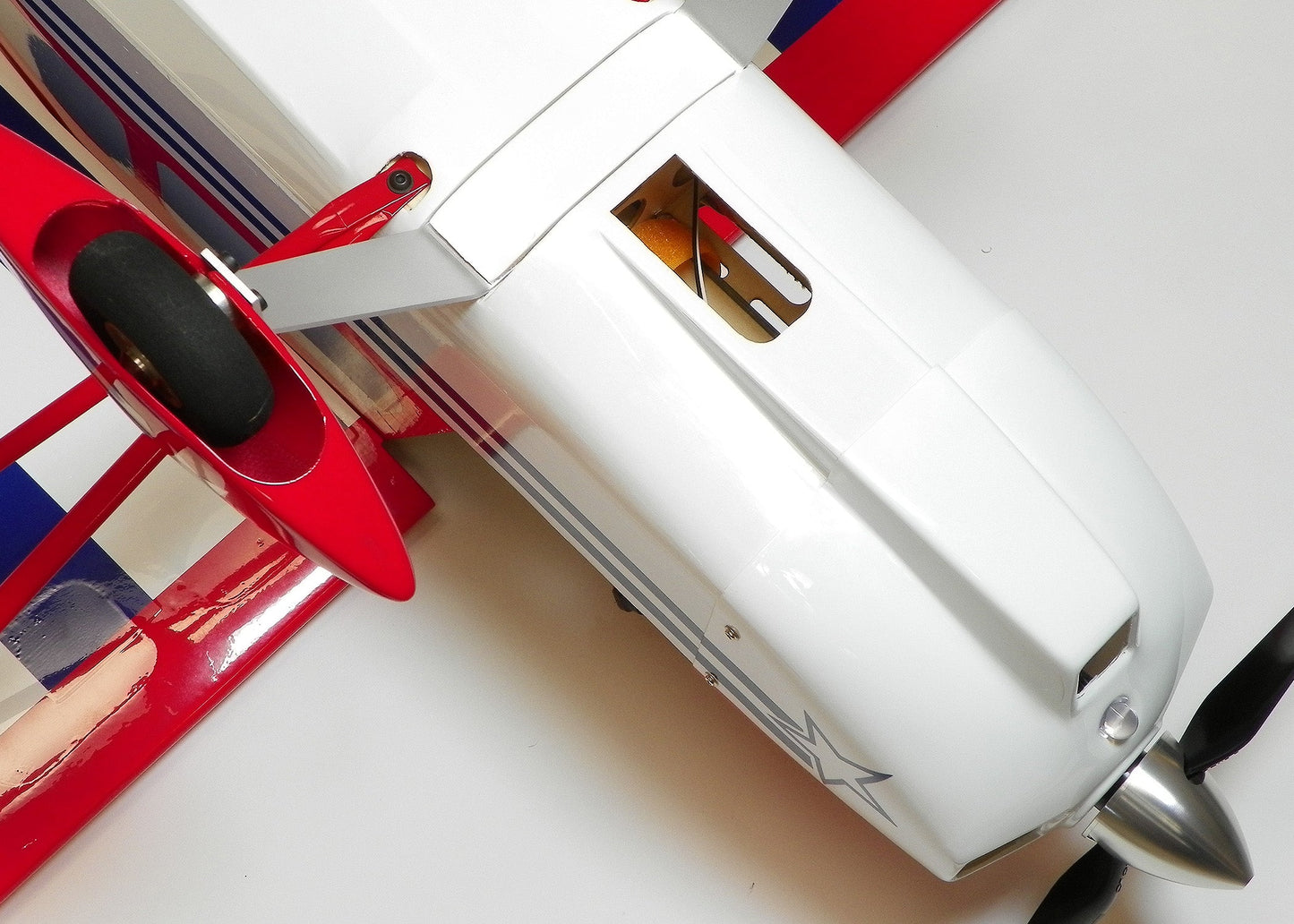 OMPHobby Super Decathlon 55 Inch Balsa Airplane ARF