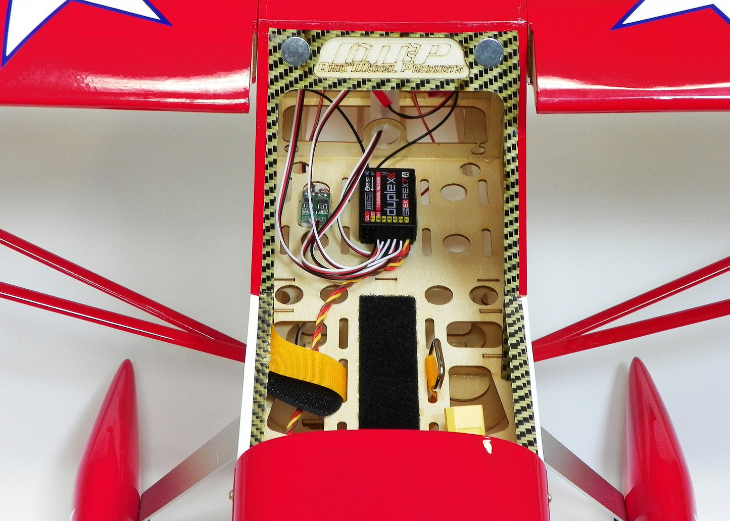 OMPHobby Super Decathlon 55 Inch Balsa Airplane ARF