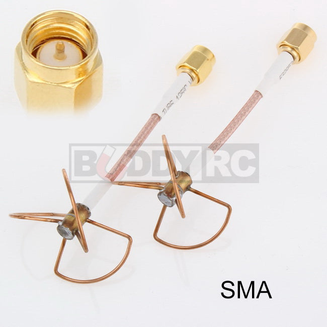 Circular Polarized 5.8G Hz Transmitter Antenna Pair SMA