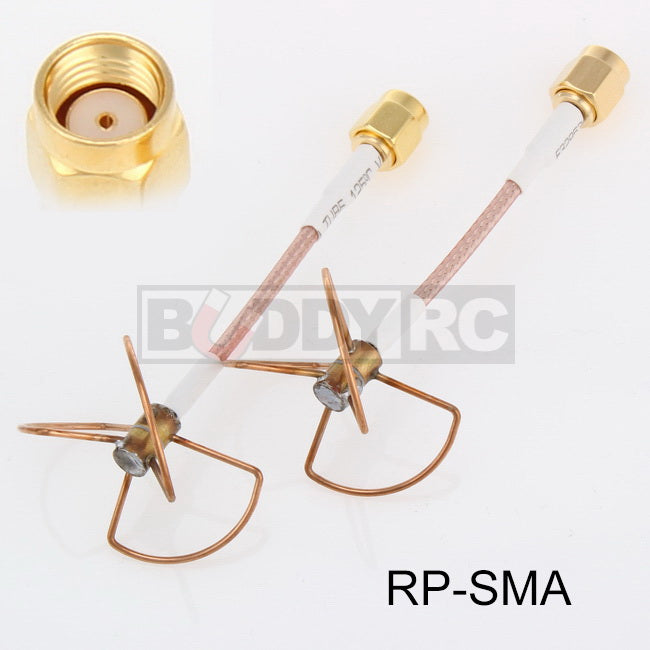 Circular Polarized 5.8G Hz Transmitter Antenna Pair RP-SMA A Pair