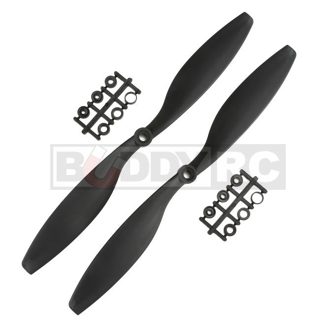 Black GemFan 7X3.8 inch Slow Flyer Reverse CW Propellers