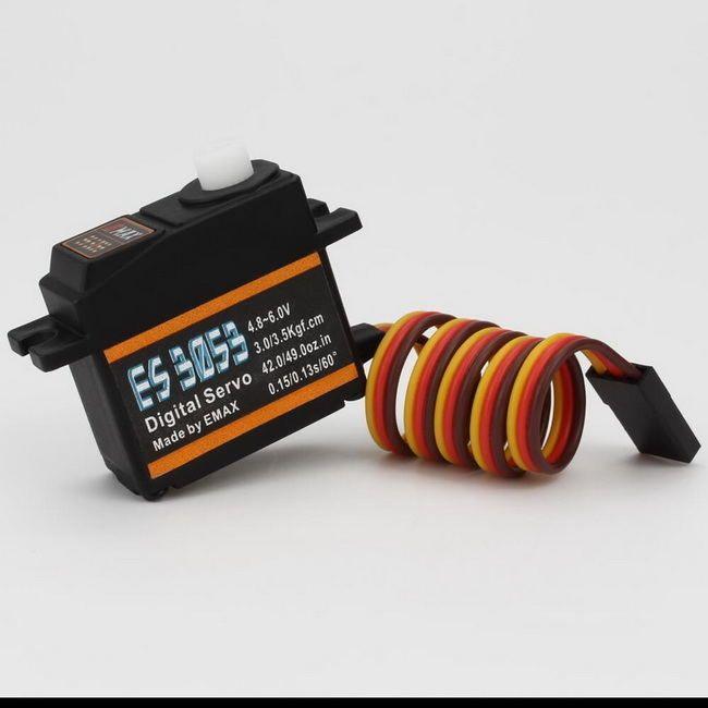 Emax ES3053 17g 3.5kg 0.13sec 23T Plastic Gear Digital Servo For RC Airplane ES3153 upgrade