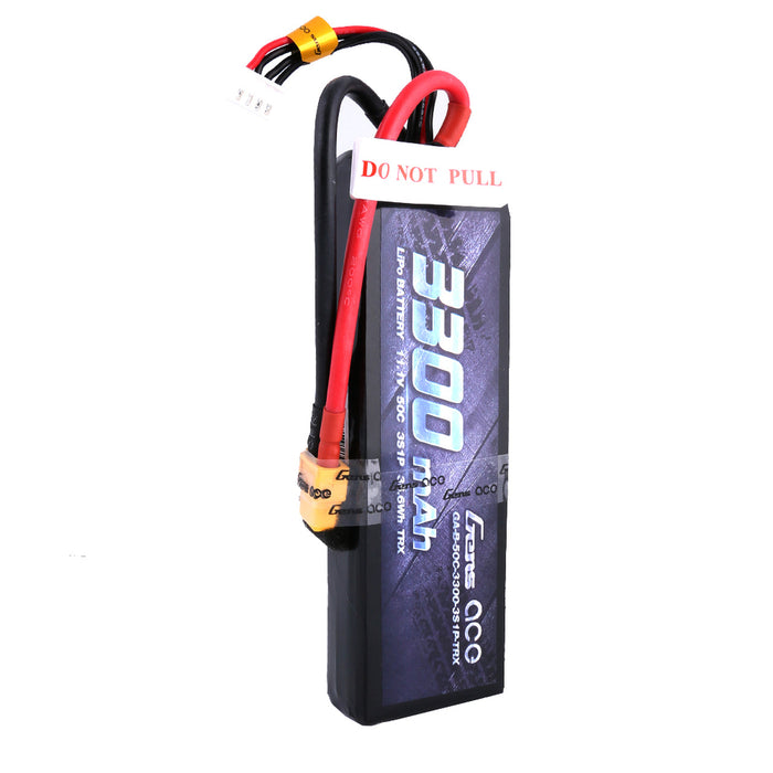 Gens Ace 3300mAh 11.1V 50C 3S1P Lipo Battery Pack With XT60 Plug