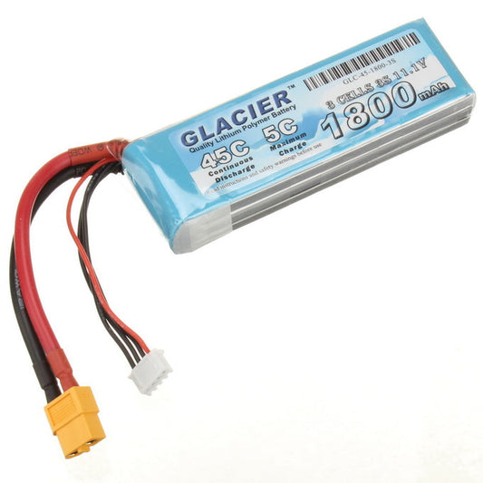 Glacier 45C 1800mAh 3S 11.1V LiPo Battery