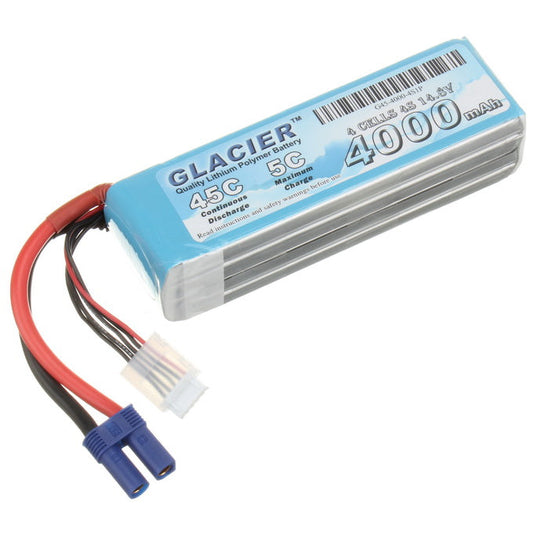 Glacier 45C 4000mAh 4S 14.8V LiPo Battery