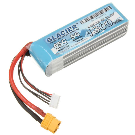 Glacier 45C 1800mAh 4S 14.8V LiPo Battery