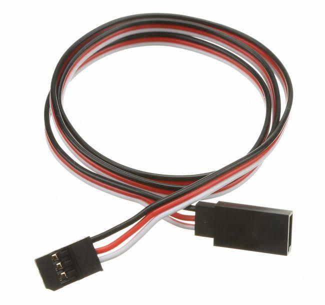 Futaba Compatible Servo Extension Leads 600mm 22AWG — MPI Hobby
