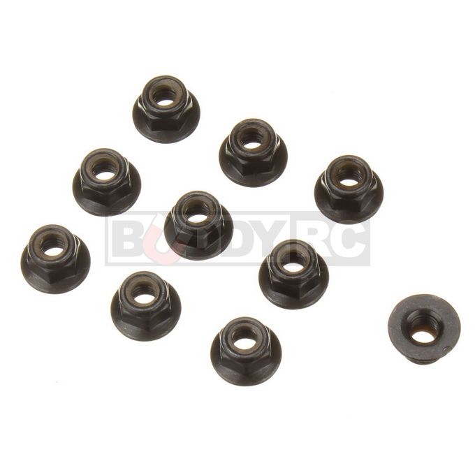 Nylon Insert Flanged M5 Lock Nuts CW