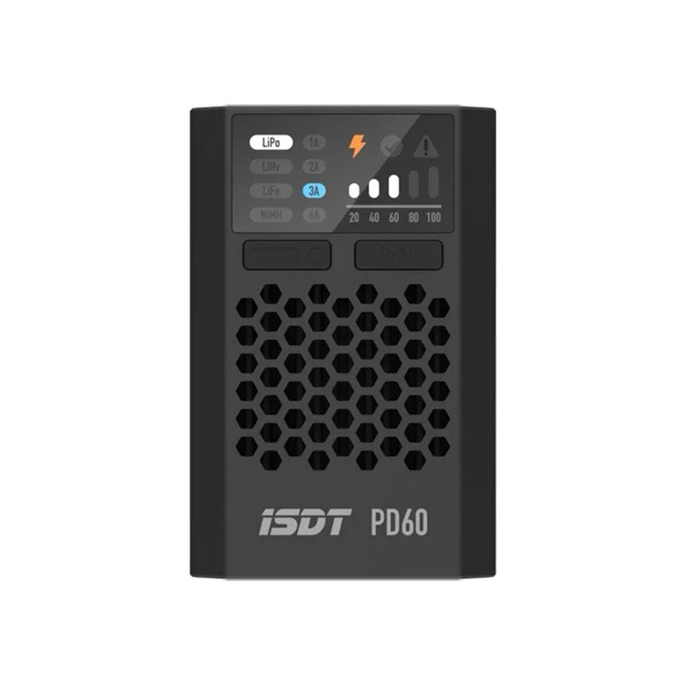 ISDT PD60 60W 6A 1-4S USB-C Input Battery Charger