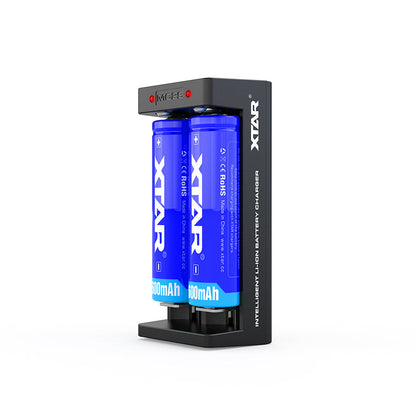 XTAR MC2S 2 Bay USB Lithium ion Battery Charger
