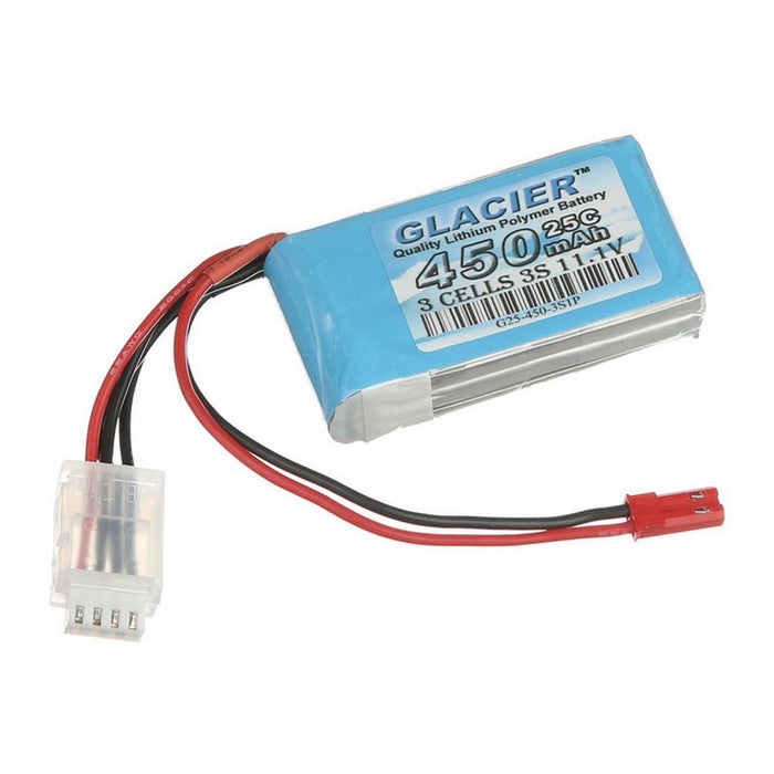 Glacier 25C 450mAh 3S 11.1V LiPo Battery