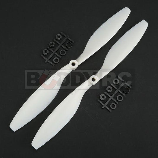 White GemFan 8X4.5 inch Slow Flyer Normal CCW Propellers