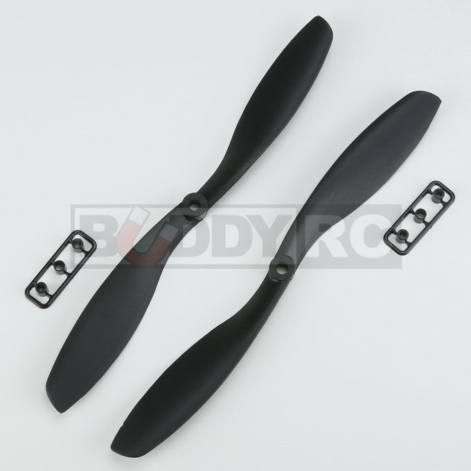 Black GemFan 8X4.5 inch Slow Flyer Reverse CW Propellers