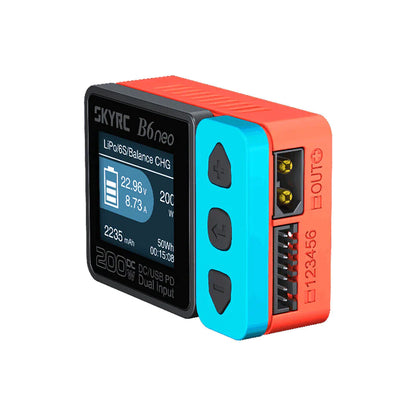 SkyRC B6 Neo 200W DC/USB PD Dual Input Smart Charger