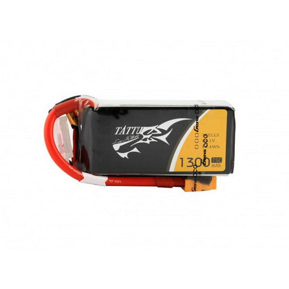 Tattu 1300mAh 3S 75C lipo battery pack with XT60 plug