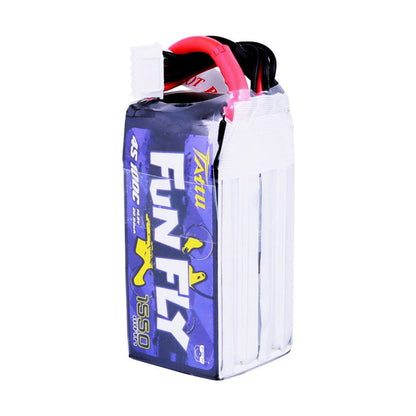 Tattu FunFly 1550mAh 100C 14.8V 4S1P lipo battery pack with XT60 Plug for Practice