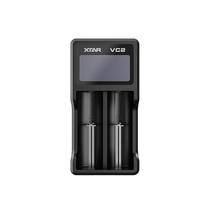 XTAR VC2 2 Bay LCD USB Lithium ion NiMH Battery Charger